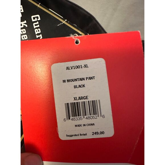 NWT The North Face Men's Goretex Hard Shell Suspenders Ski Pants Size XL Black - Picture 2 of 8